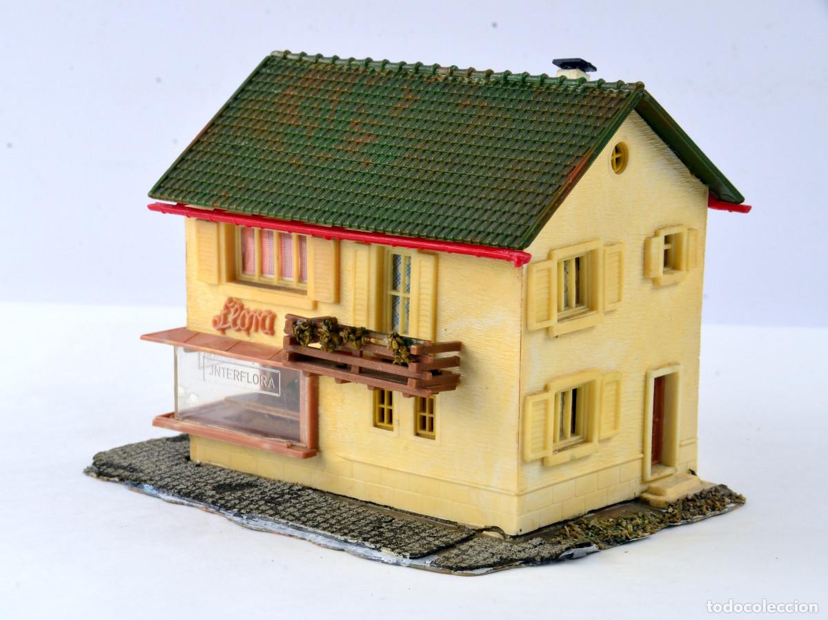 Trenes escala: Faller Edificios Escala H0 Casa Erika con Florister&iacute;a - Foto 2