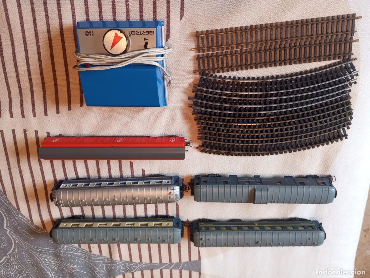 Trenes escala: caja de tren electrico de E.HO 1.87 COMPLETA con tren vias trasformador etc etc