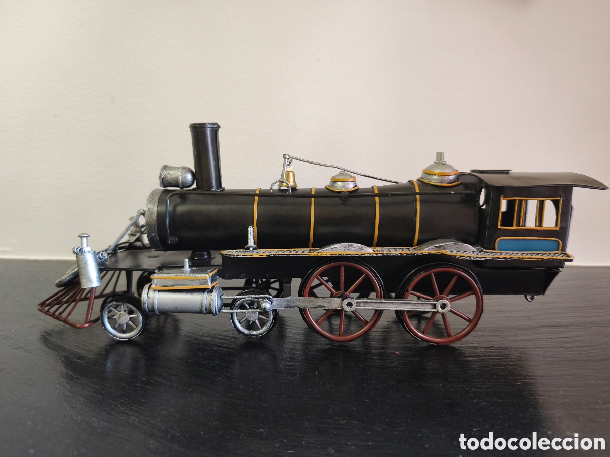 Trenes escala: M&Aacute;QUINA LOCOMOTORA DE TREN. METAL.