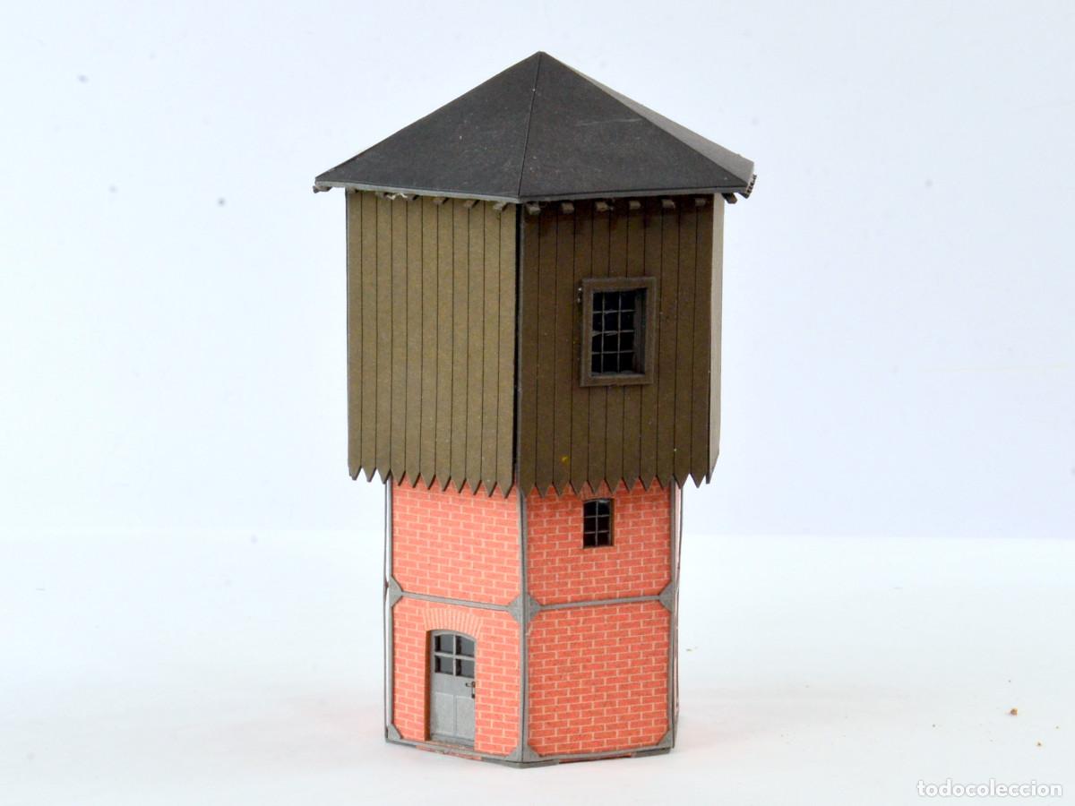 Trenes escala: Edificios Escala TT / H0 Torre de Agua
