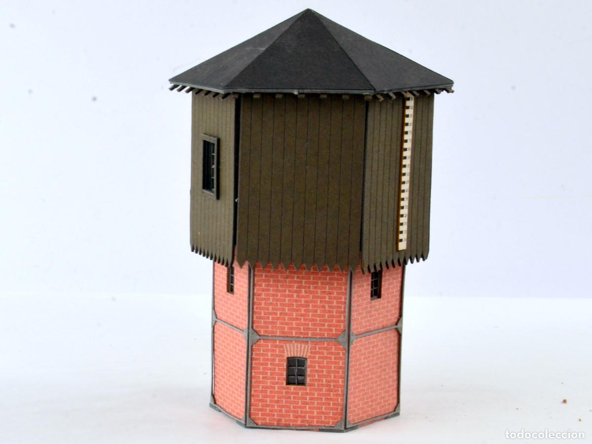 Trenes escala: Edificios Escala TT / H0 Torre de Agua - Foto 2