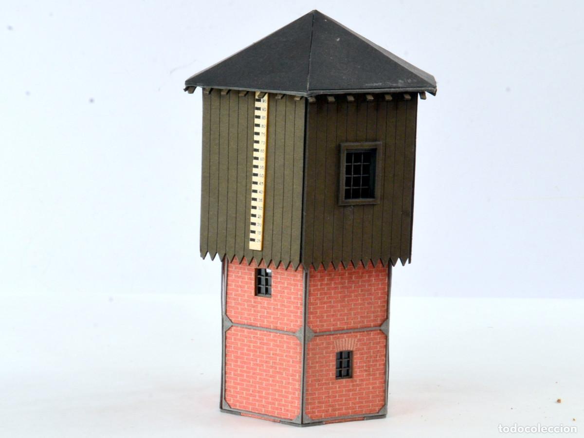 Trenes escala: Edificios Escala TT / H0 Torre de Agua - Foto 3