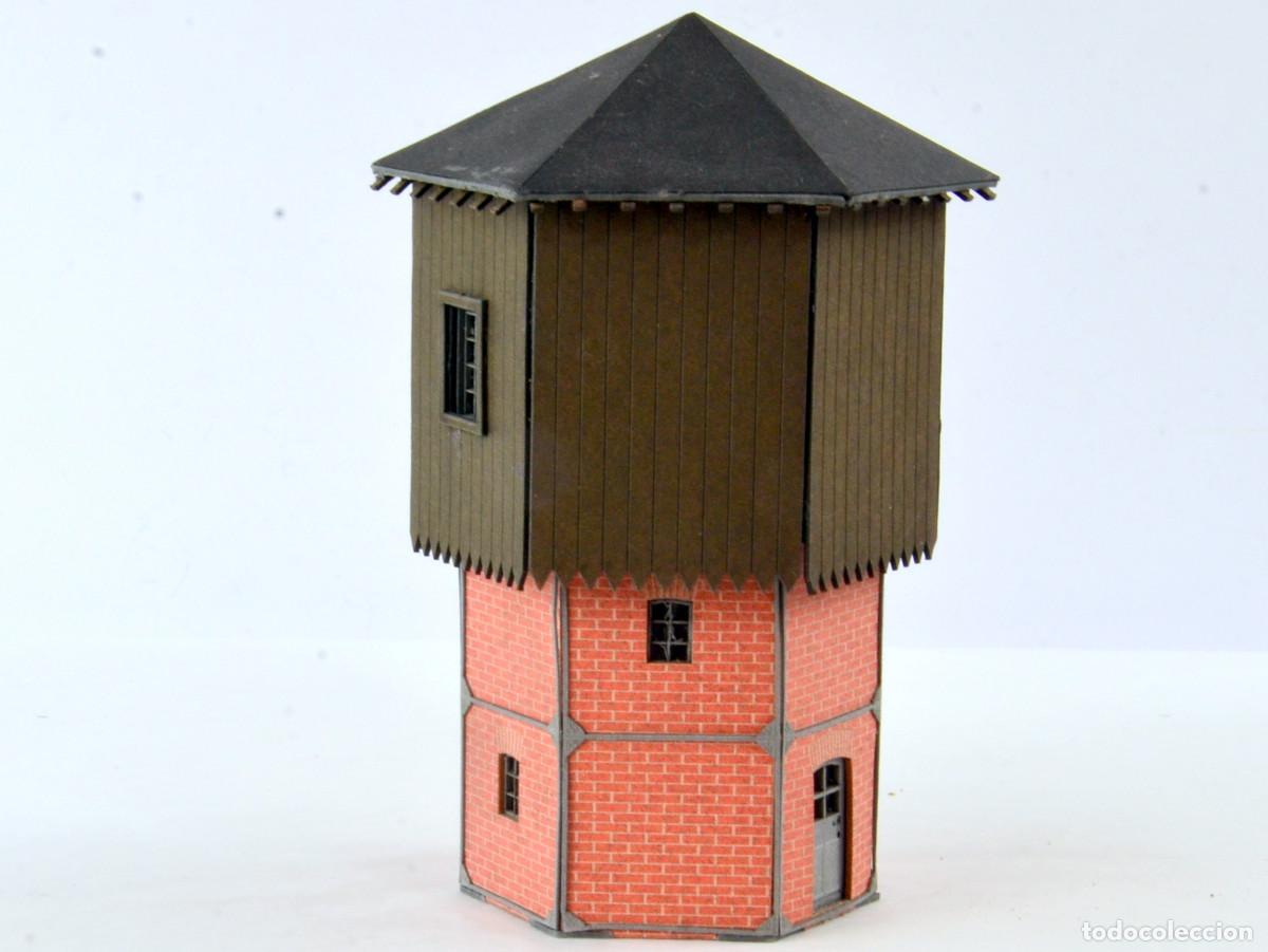 Trenes escala: Edificios Escala TT / H0 Torre de Agua - Foto 4