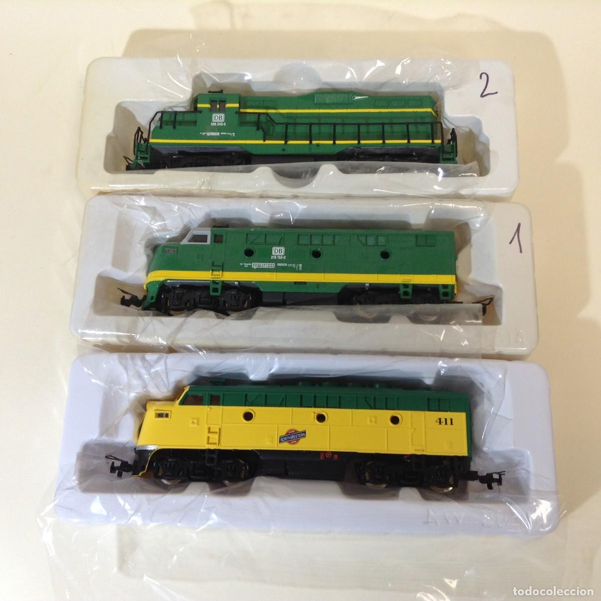 Treni in Scala: LOTE 3 LOCOMOTORAS DI&Eacute;SEL ESCALA 1:87 H0 **CLUB INTERNACIONAL DEL LIBRO** &iexcl;NUEVAS!