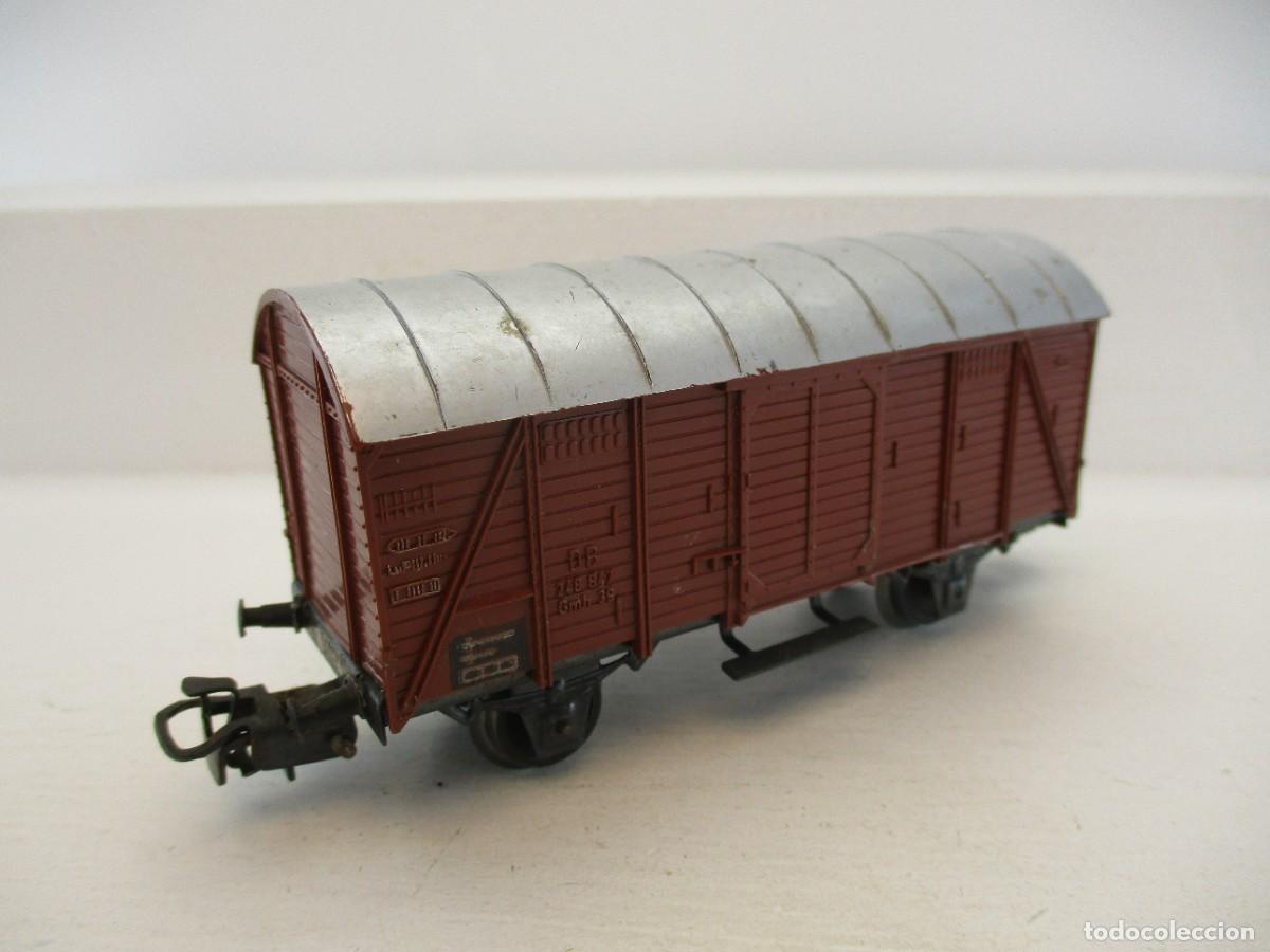 Trenes escala: VAGON MERCANCIA ESCALA HO REF MC - Foto 2