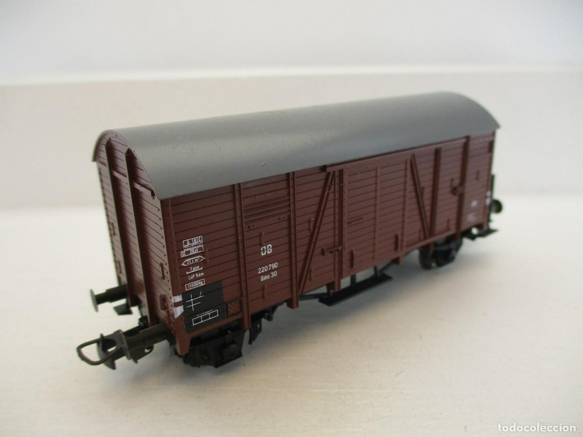 Trenes escala: VAGON MERCANCIA ESCALA HO REF MB - Foto 2