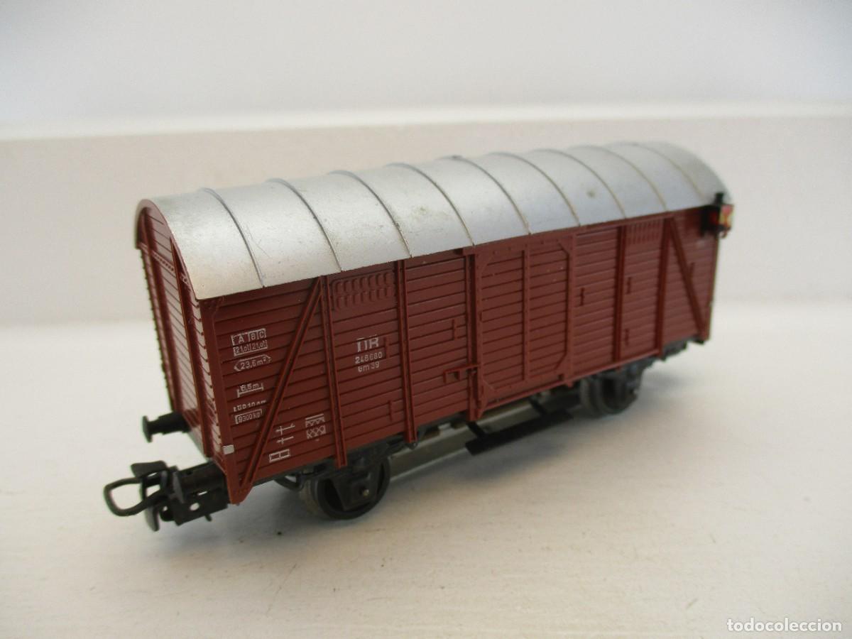 Trenes escala: VAGON MERCANCIA ESCALA HO REF MB - Foto 2