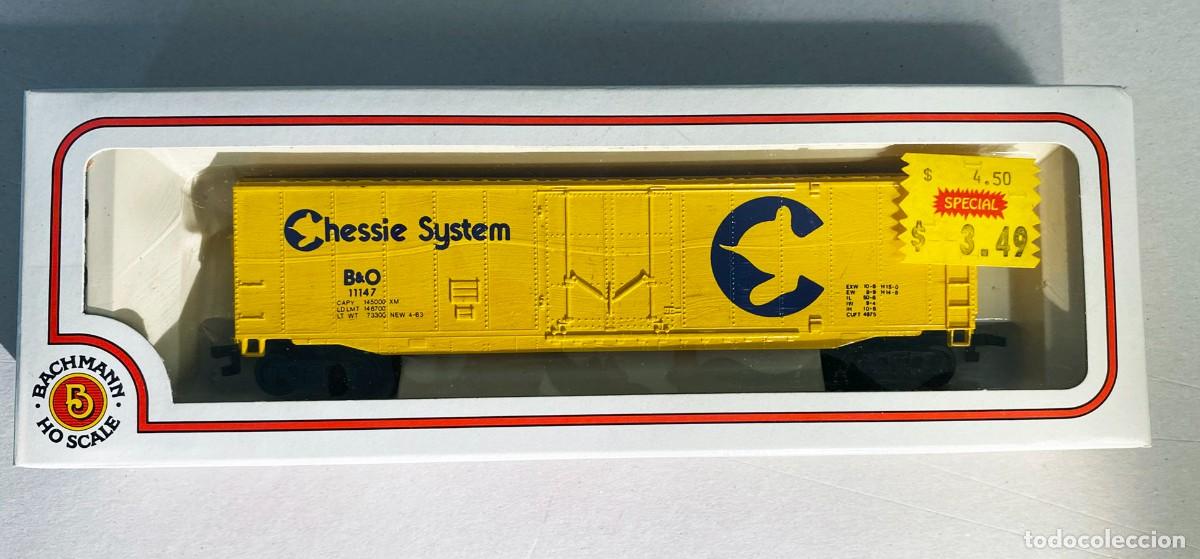 Trenes escala: Vag&oacute;n de la marca BACHMANN escala HO mercanc&iacute;as Chessie System