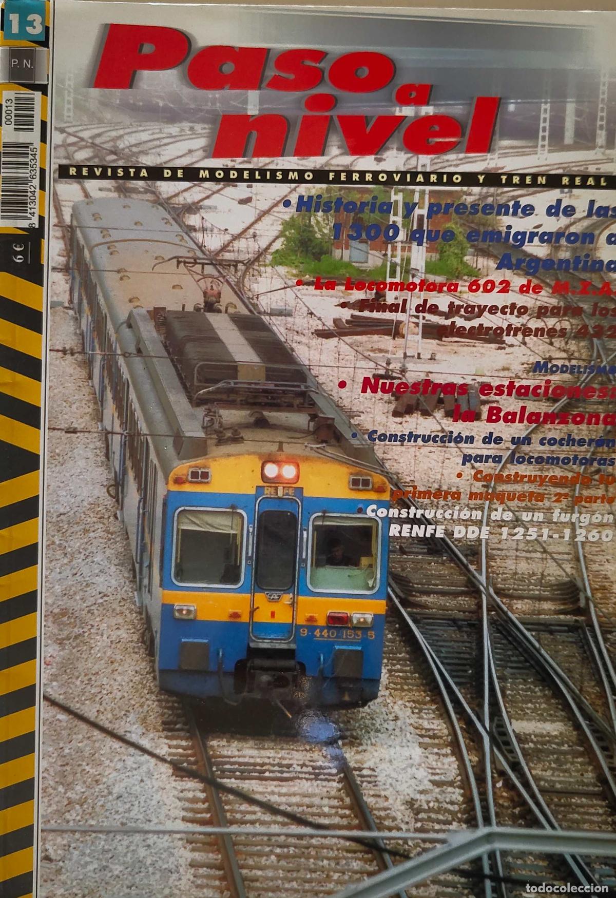Trenes escala: REVISTA PASO A NIVEL NUMERO 13