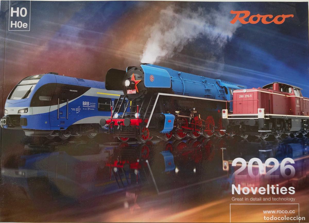 Trenes escala: CATALOGO NOVEDADES ROCO A&Ntilde;O 2026