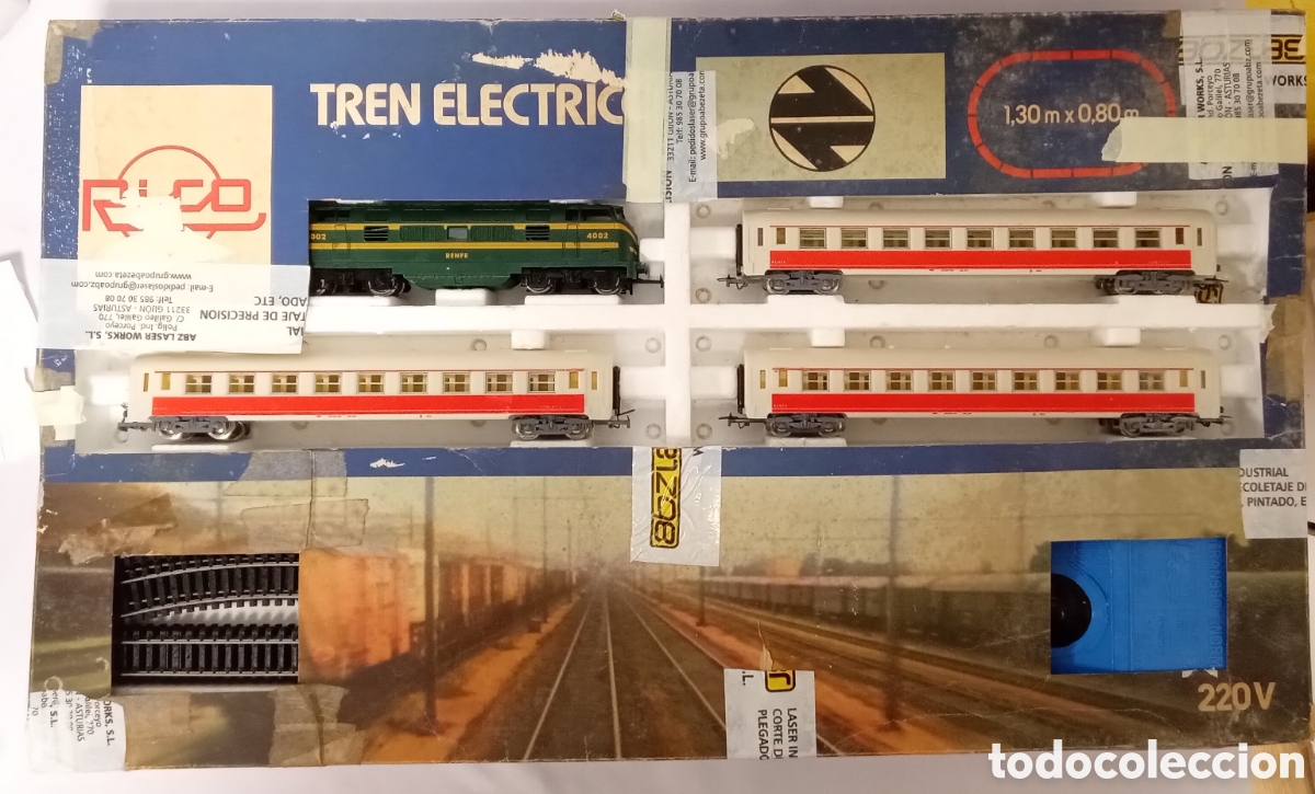 Trenes escala: Tren El&eacute;ctrico Rico Escala HO
