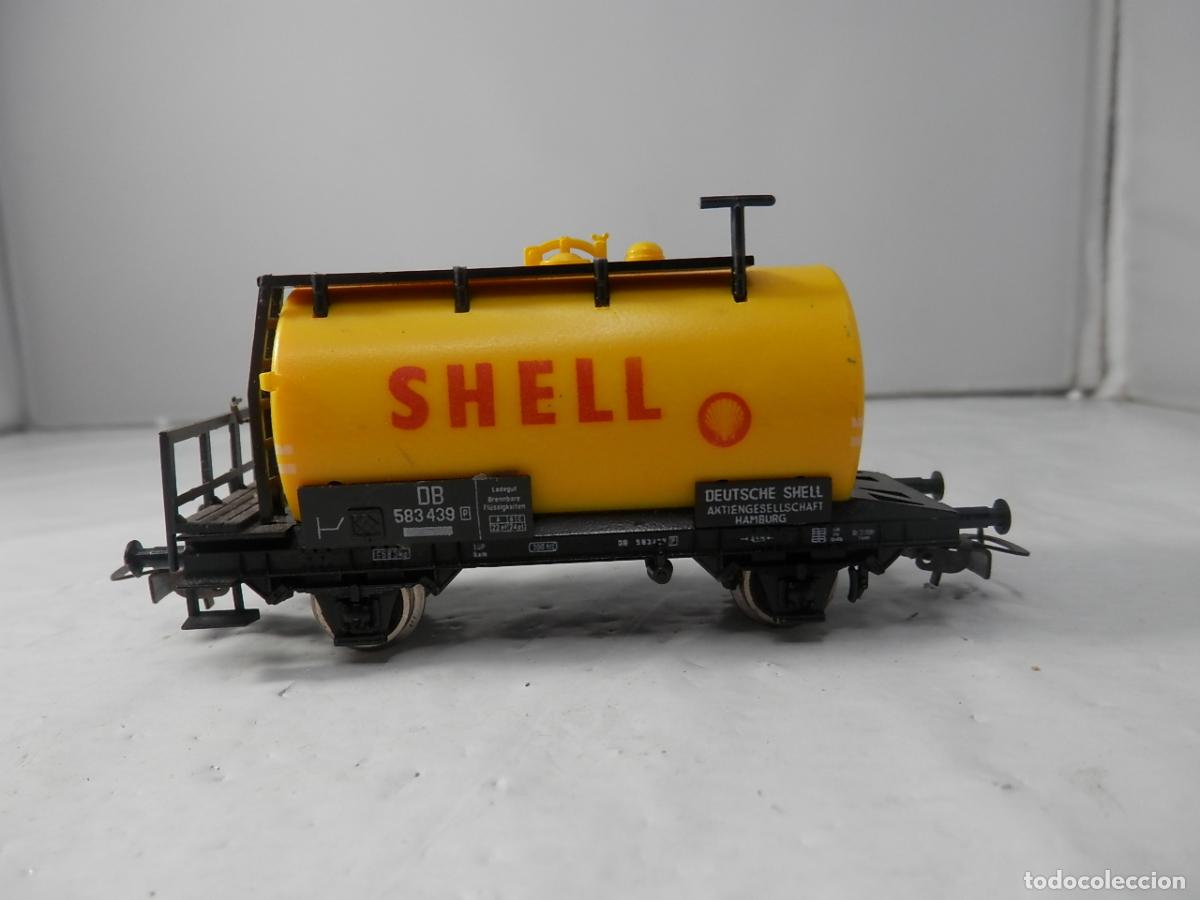 Trenes escala: VAGON CISTERNA SHELL ESCALA HO DE PIKO - Foto 2