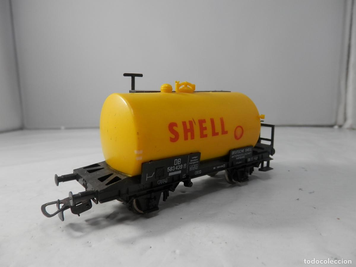 Trenes escala: VAGON CISTERNA SHELL ESCALA HO DE PIKO - Foto 4
