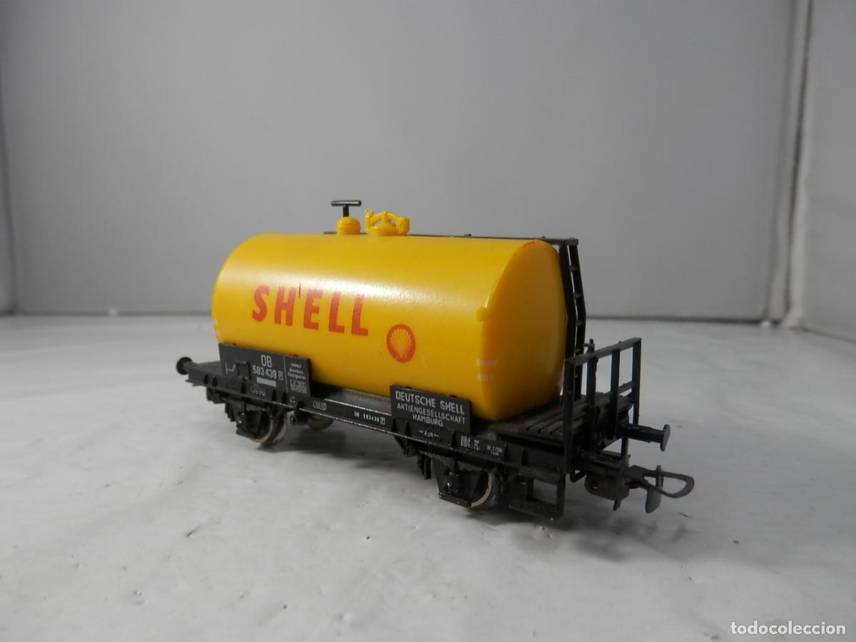 Trenes escala: VAGON CISTERNA SHELL ESCALA HO DE PIKO - Foto 5