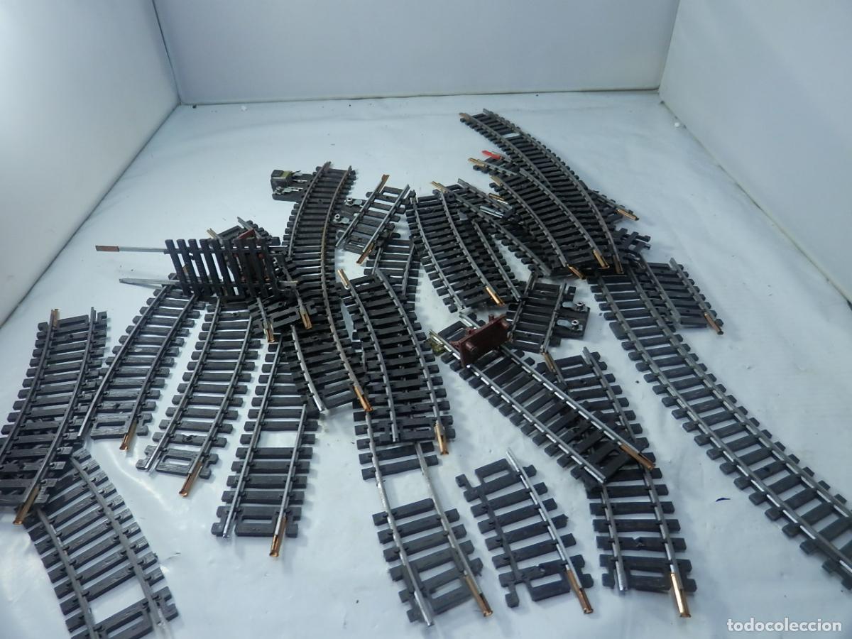 Trenes escala: LOTE VIAS ESCALA HO VARIAS MARCAS - Foto 2