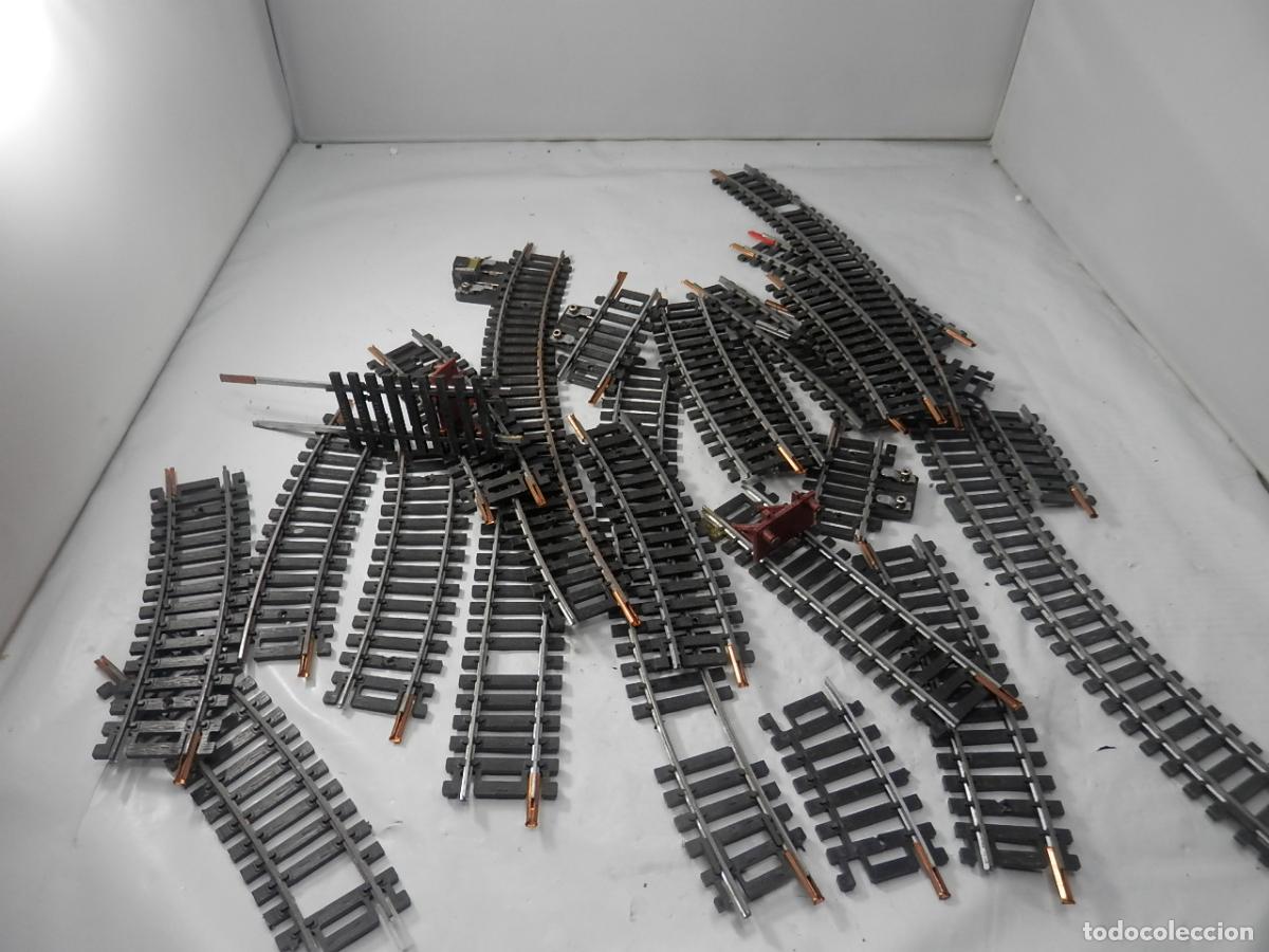 Trenes escala: LOTE VIAS ESCALA HO VARIAS MARCAS - Foto 7
