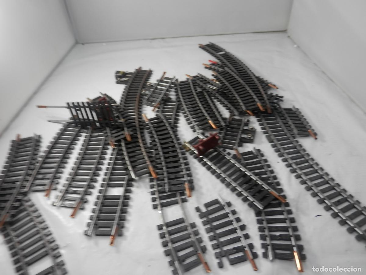 Trenes escala: LOTE VIAS ESCALA HO VARIAS MARCAS - Foto 1
