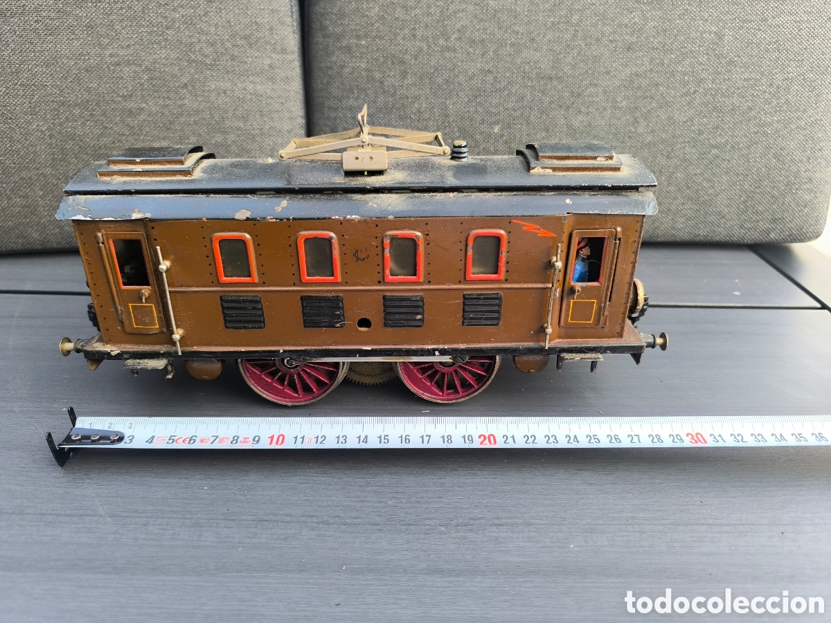 Trenes escala: antiguo vag&oacute;n de tren