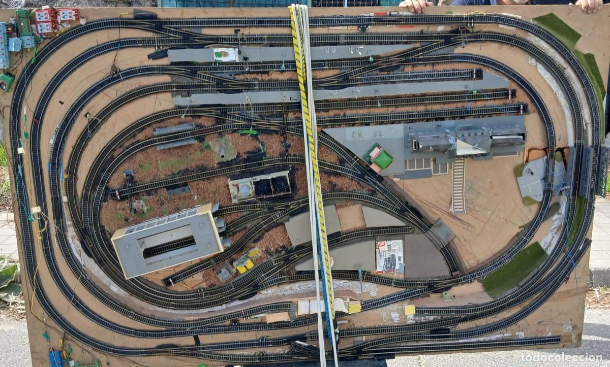 Trenes escala: MAQUETA DIORAMA HO ESTACI&Oacute;N DE AVILA Y SU CONTEXTO