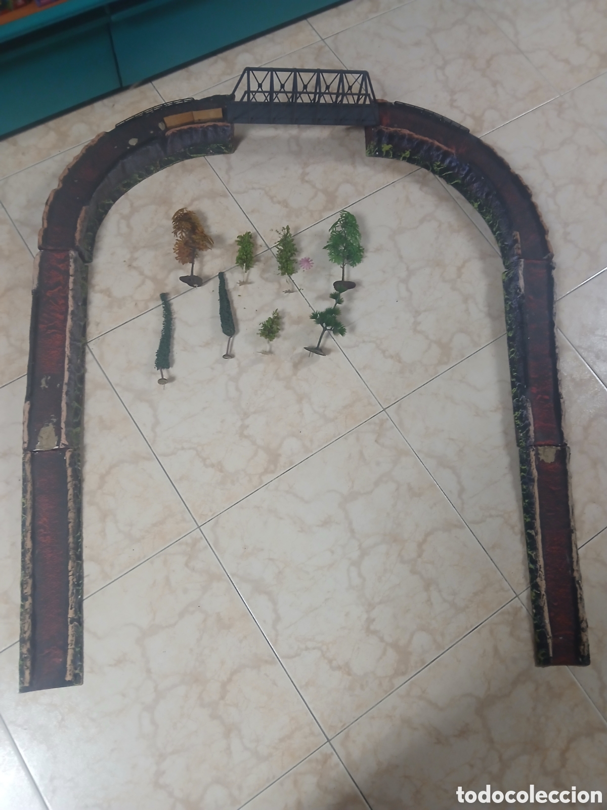 Trenes escala: Rampas para puente maqueta HO jugueteria hernandez de olot a&ntilde;o 60
