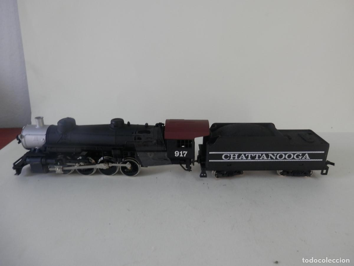 Trenes escala: LOCOMOTORA VAPOR ESCALA HO DE BACHMANN
