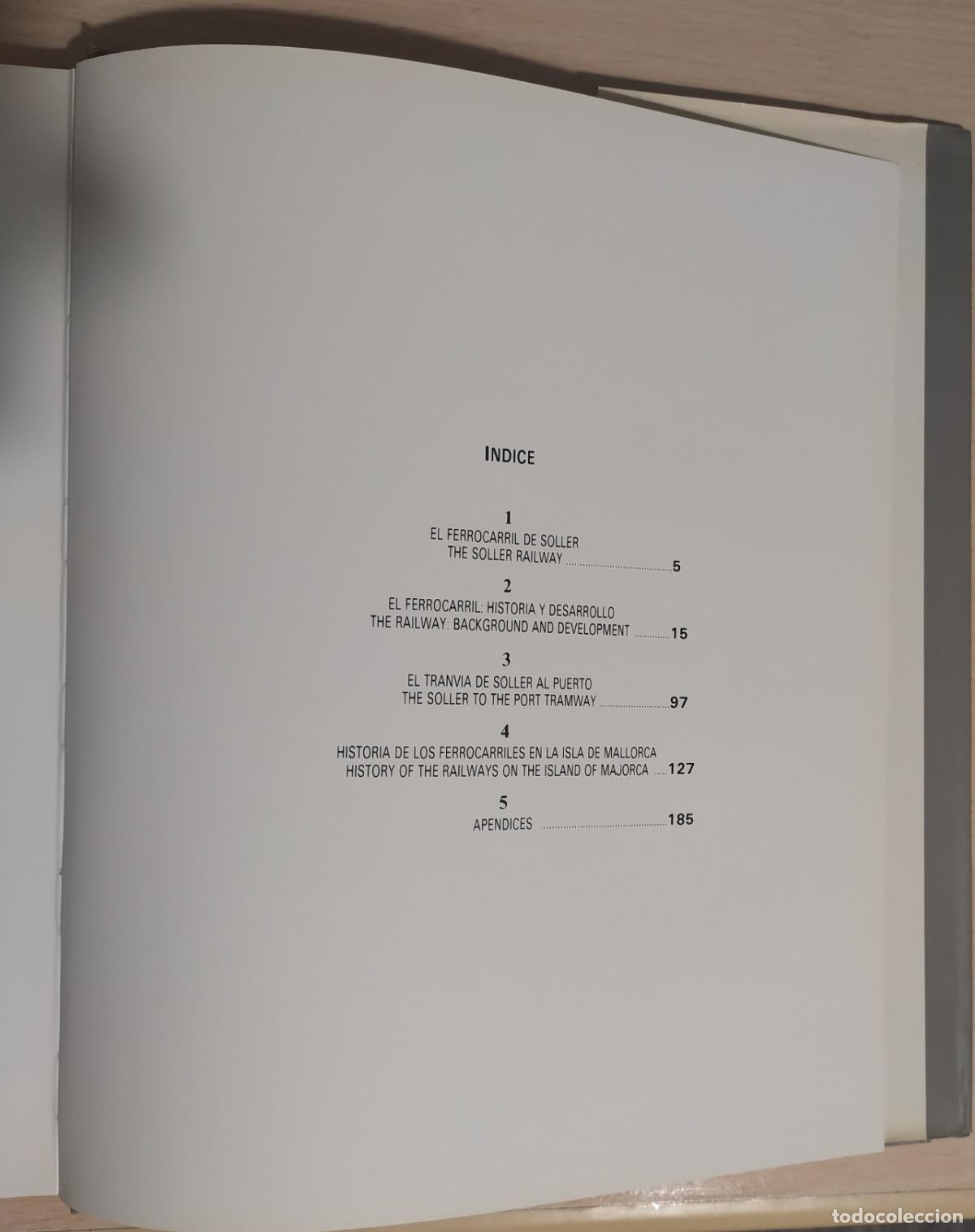 Trenes escala: Libro FERROCARRILES DE SOLLER Y MALLORCA, de Jos&eacute; Mar&iacute;a Valero y Eustaquio de la Cruz. - Foto 2