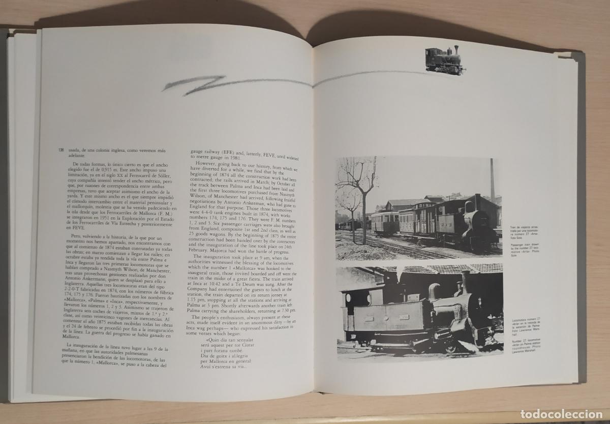 Trenes escala: Libro FERROCARRILES DE SOLLER Y MALLORCA, de Jos&eacute; Mar&iacute;a Valero y Eustaquio de la Cruz. - Foto 10