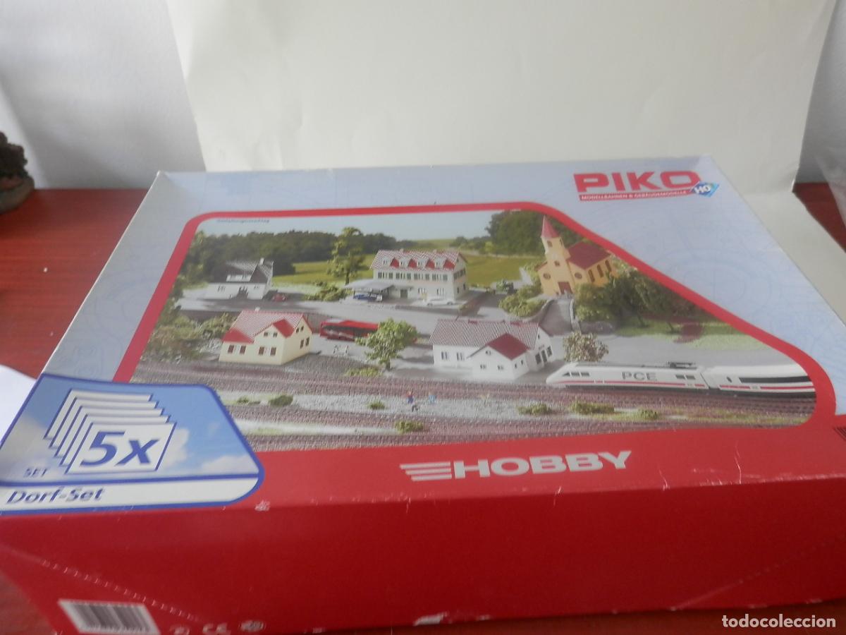 Trenes escala: SET EDIFICIOS ESCALA HO DE PIKO