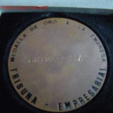 Trofeos y medallas: SETELCO MEDALLA DE ORO A LA EMPRESA.TRIBUNA EMPRESARIAL