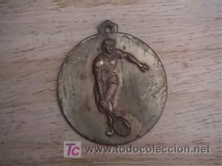 Trofeos y medallas: MEDALLA ANTIGUA TENIS - Foto 1