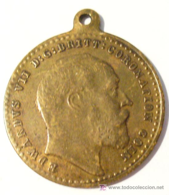 Trofeos y medallas: MEDALLA DE LA CORONACION DE EDUARDO VII - Foto 1