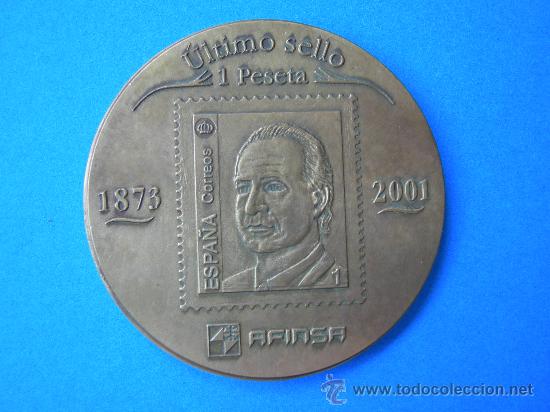 Trofeos y medallas: MEDALLA PRIMER SELLO AFINSA - Foto 2