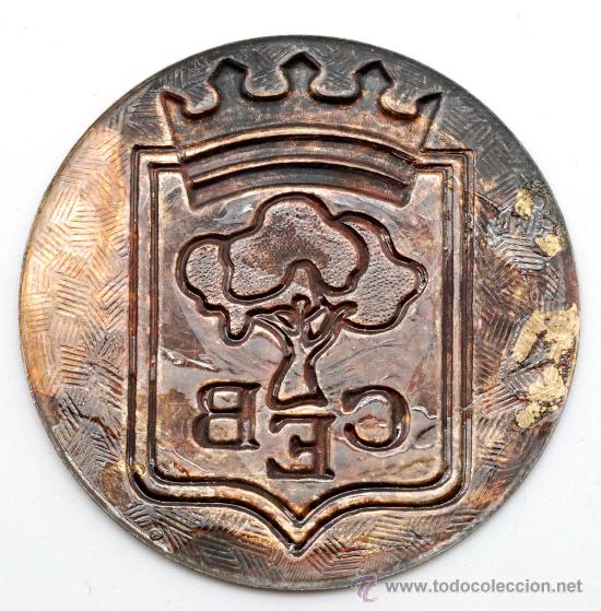 Trofeos y medallas: Medalla placa en bronce Escudo arbol CEB - Foto 2