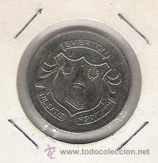 Trofeos y medallas: MONEDA CONMEMORATIVA EVERTON .CENTENARIO F.A.CUP - Foto 1