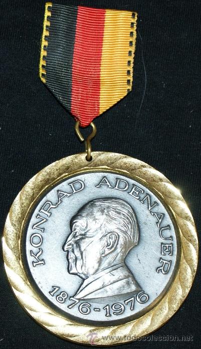 Trofeos y medallas: medalla conmemorativa   konrad adenauer - Foto 1