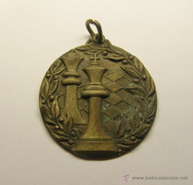 Trofeos y medallas: Medalla de ajedrez, a&ntilde;o 1967. - Foto 1