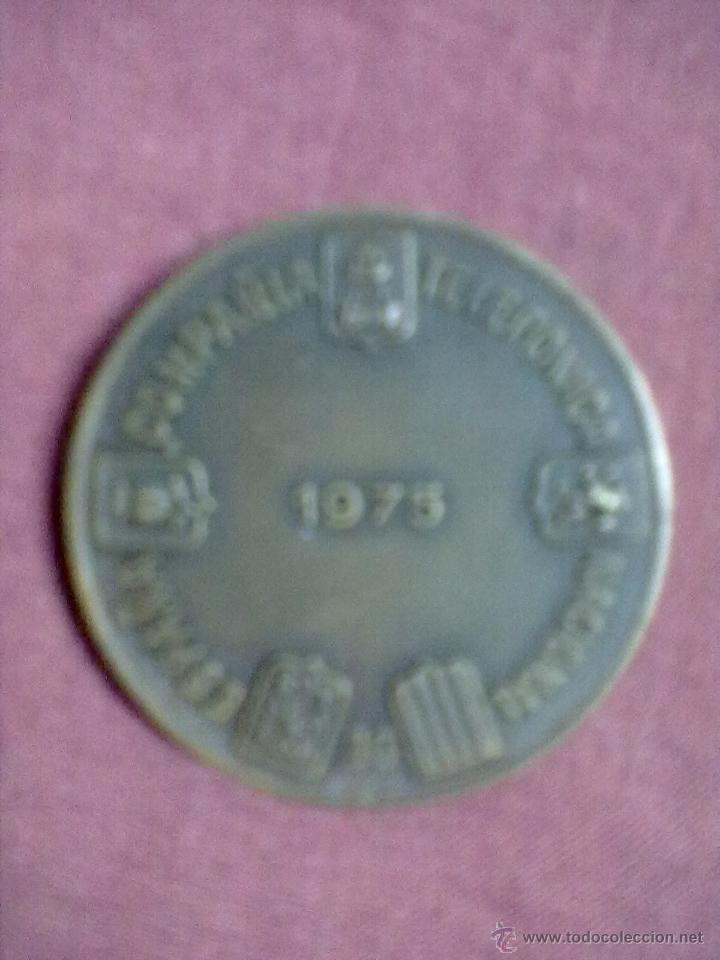 Trofeos y medallas: 1975 50 ANIVERSARIO TELEFONICA C.T.N.E. - Foto 2