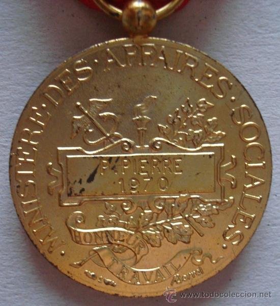 Trofeos y medallas: MEDALLA DE LA REPÚBLICA FRANCESA P.PIERRE 1970 - Foto 3 - 50172530