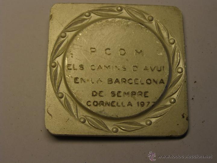 Trofeos y medallas: Medalla VICTORIA, PCDM, Cornella, a&ntilde;o 1977. - Foto 2