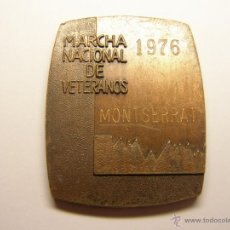 Trofeos y medallas: MEDALLA MARCHA NACIONAL DE VETERANOS, MONTSERRAT, AÑO 1976.