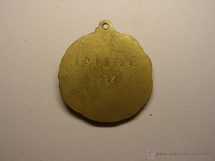 Trofeos y medallas: Medalla fiestas de la Merc&egrave;, a&ntilde;o 1994. - Foto 2