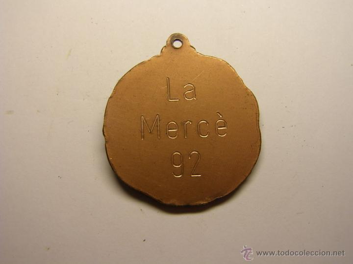 Trofeos y medallas: Medalla fiestas de la Merc&egrave;, a&ntilde;o 1992. - Foto 2