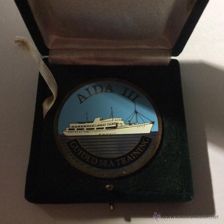 Trofeos y medallas: AIDA III GUIDED SEA TRAINING-MEDALLA ESMALTADA. - Foto 1