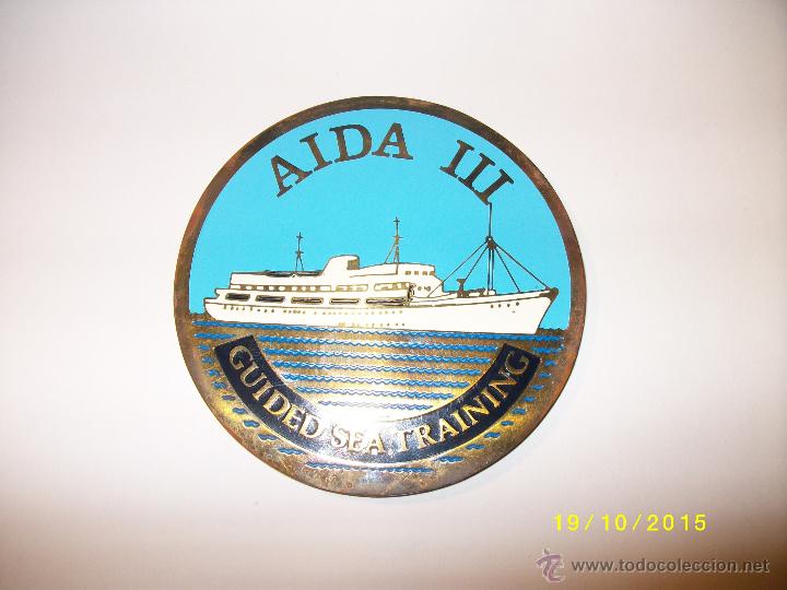Trofeos y medallas: AIDA III GUIDED SEA TRAINING-MEDALLA ESMALTADA. - Foto 2