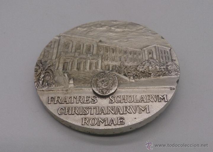 Trofeos y medallas: Moneda conmemorativas de Juan Bautista de Lasalle fundador de la congregación de Escuelas Cristianas - Foto 5 - 54857399