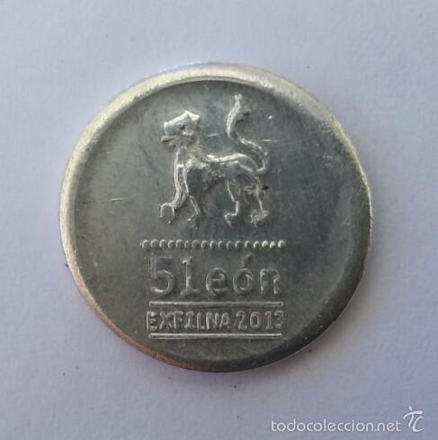 Trofeos y medallas: FNMT - EXFILNA 2013 - LEON medalla de Plata - Foto 1