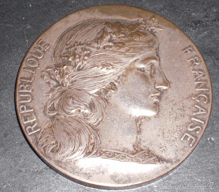 Trofeos y medallas: Medalla francesa Paris Arquitectura 1897 - Foto 2