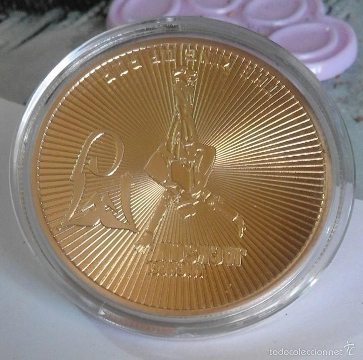 Trofeos y medallas: Medalla-moneda conmemorativa Michael Jackson - encapsulada - Foto 2