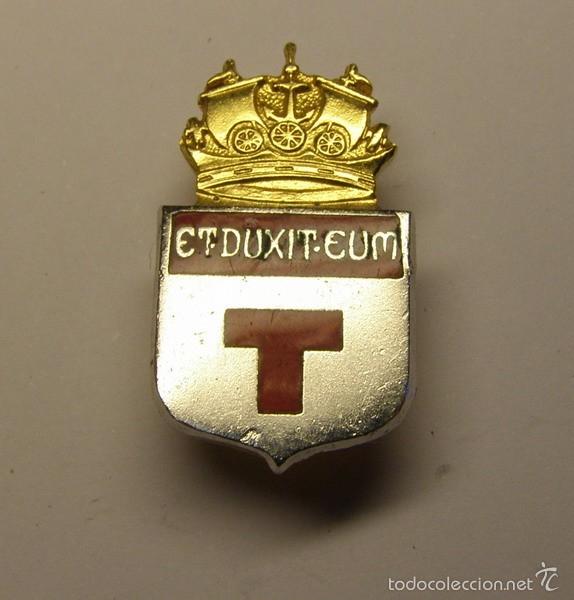 Trofeos y medallas: Insignia o condecoraci&oacute;n ET DUXIT EUM - Foto 1