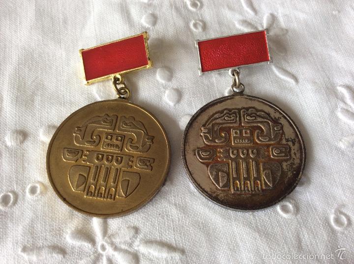 Trofeos y medallas: CONJUNTO DE MEDALLAS POSIBLEMENTE RUSAS - Foto 1